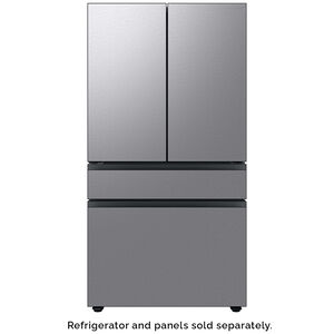 Samsung BESPOKE 4-Door French Door Middle Panel for Refrigerators - Stainless Steel, , hires