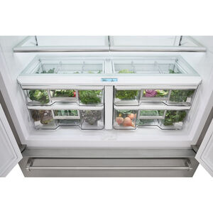 Sub-Zero Classic Series 48 in. Built-In 28.9 cu. ft. Smart French Door Refrigerator with Tubular Handles & Internal Water Dispenser - Stainless Steel, , hires