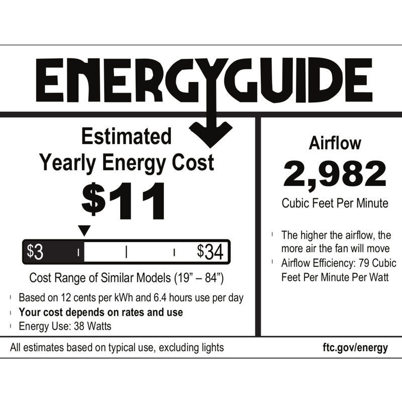Hunter Cassius 52 in. Indoor /Outdoor Ceiling Fan - Matte Black, Matte Black, hires