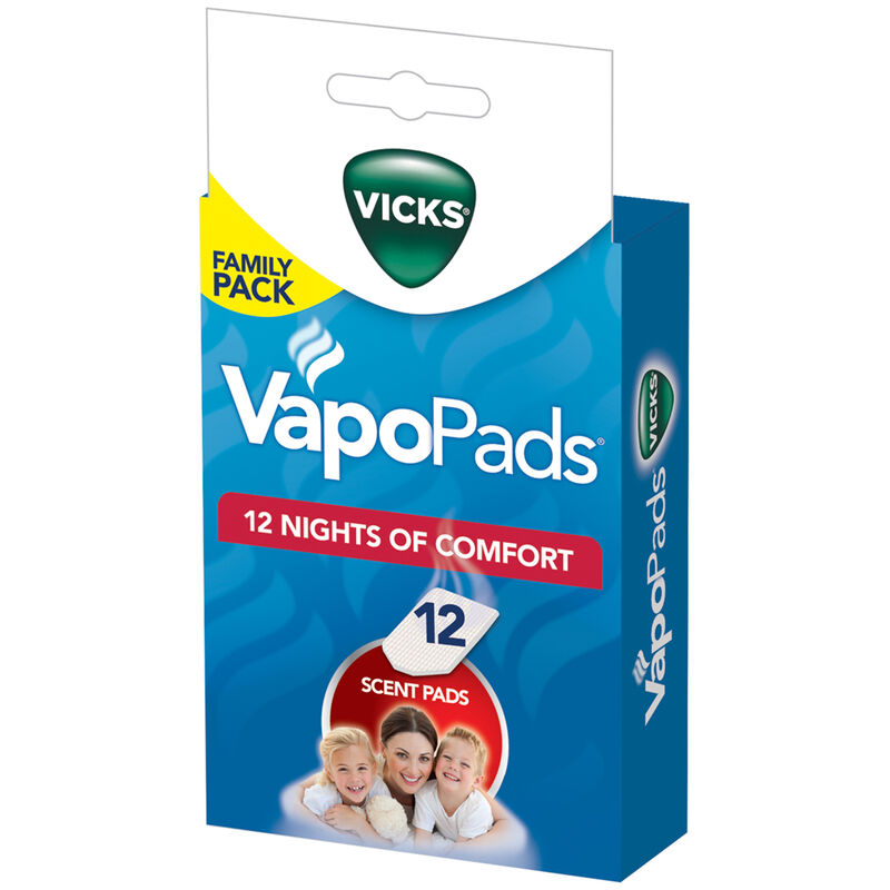 Vicks Soothing Menthol Vapors 12-Pack VapoPads for Vicks Humidifiers, , hires