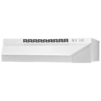 Summit 30 in. Standard Style Range Hood with 2 Speed Settings - White | H1730W