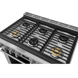 Electrolux 36 in. 4.4 cu. ft. True European Convection Dual Fuel Range with 6 Sealed Burners - Stainless Steel, , hires