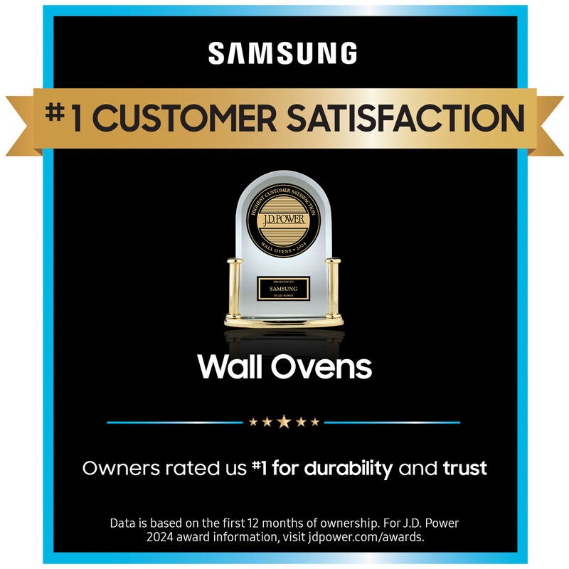 Samsung 30 in. 7.0 cu. ft. Electric Smart Oven/Microwave Combo Wall