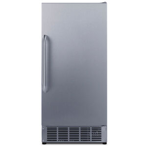 Summit 15 in. Built-In Undercounter Commercial-Use Ice Maker with 25 lb. Ice Storage, Auto-Defrost & Digital Control - Stainless Steel, , hires
