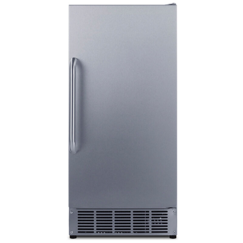 Summit 15 in. Built-In Undercounter Commercial-Use Ice Maker with 25 lb. Ice Storage, Auto-Defrost & Digital Control - Stainless Steel, , hires
