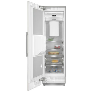 Miele MasterCool Series 24" 11.2 Cu. Ft. Built-In Upright Freezer with Adjustable Shelves & Digital Control - Stainless Steel, , hires