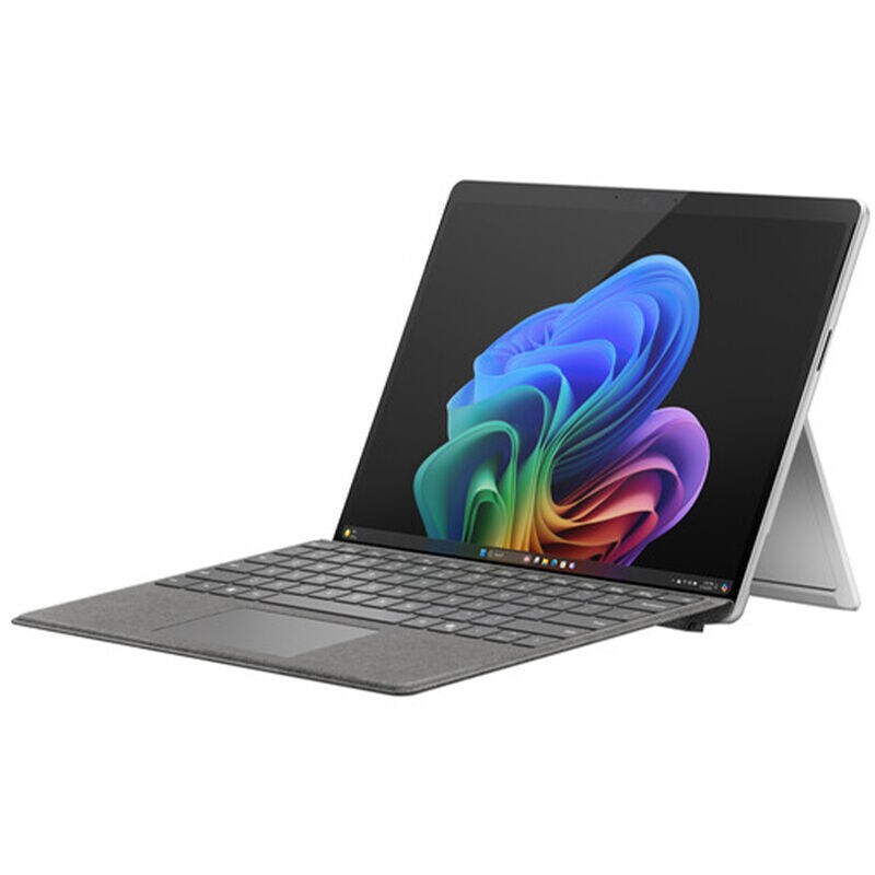 Microsoft Surface Pro 13 in. 2-in-1 Touchscreen Notebook with Copilot+ PC, Snapdragon X Plus CPU, Qualcomm Adreno GPU, 16 GB RAM, 512 GB SSD, up to 14 Hrs. of Battery Life & Windows 11 Home - Platinum, , hires