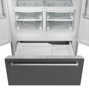 Sub-Zero Classic Series 42 in. Built-In 24.7 cu. ft. Smart French Door Refrigerator with Professional Handles & Internal Filtered Water Dispenser - Stainless Steel, , hires
