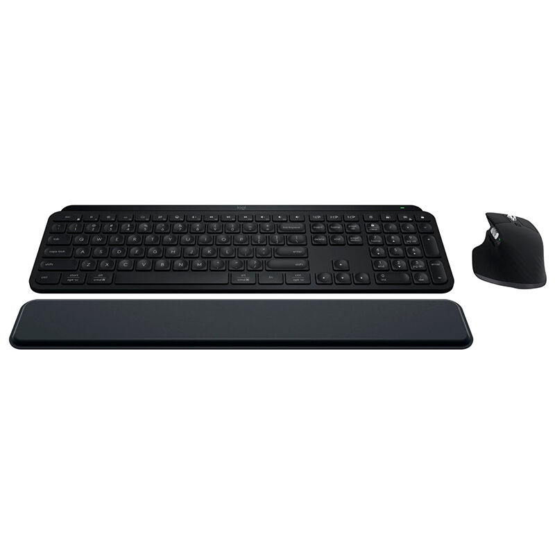 Logitech MX Keys S Combo Advanced Full-size Wireless Keyboard and Mouse Bundle with Backlit keys - Black, , hires