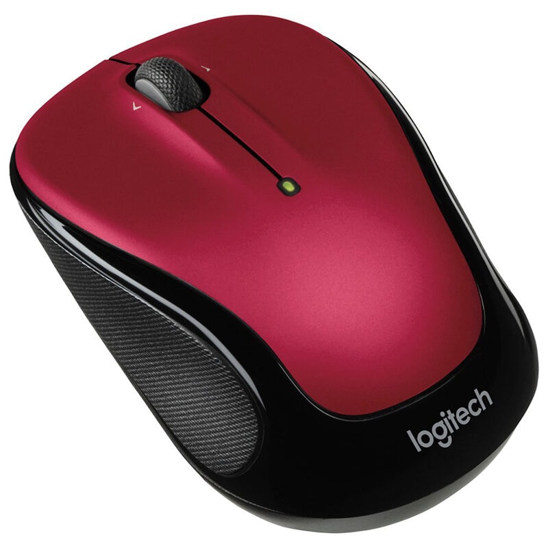 Logitech M325S Wireless Mouse - Red, Red, hires