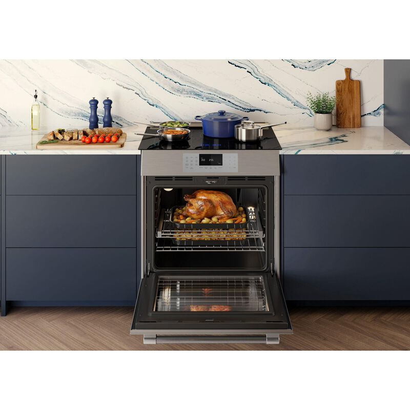 Thermador 30 in. 4.6 cu. ft. True European Convection Slide-In Electric Range with 4 Induction Burners - Stainless Steel, , hires