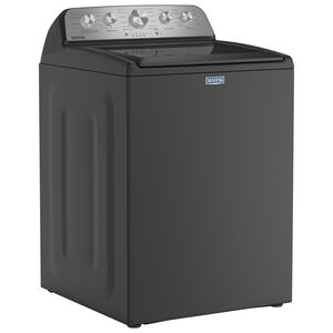 Maytag Pet Pro 27 in. 4.7 cu. ft. Top Load Washer with Agitator - Volcano Black, Volcano Black, hires