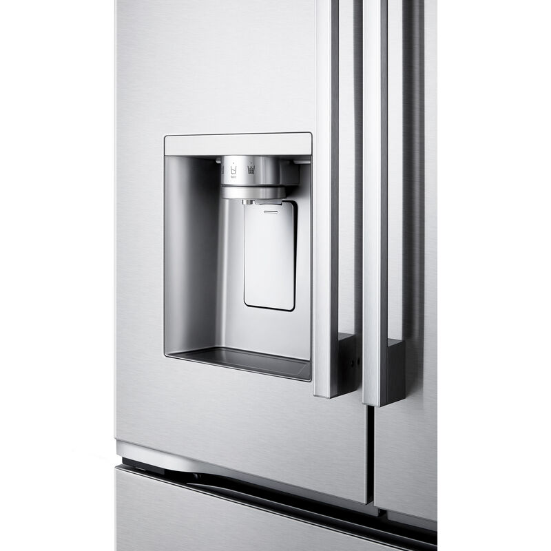 LG 36 in. 23.7 cu. ft. Smart Counter Depth French Door Refrigerator with Ice & Water Dispenser - Printproof Stainless Steel, , hires