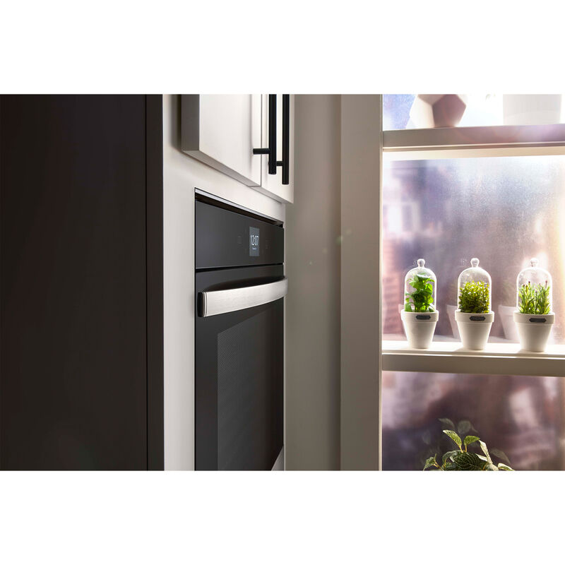 Whirlpool 24 in. 5.8 cu. ft. Smart Front Control Electric Double Wall Oven with True European Convection - White, White, hires