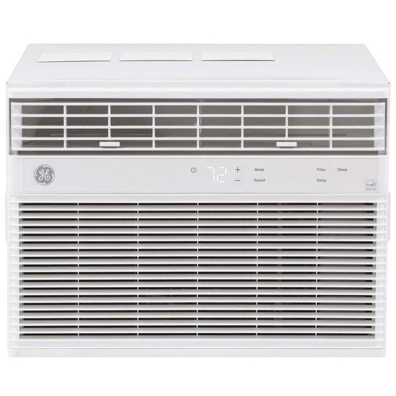 GE 12,000 BTU Heat/Cool Window/Wall Air Conditioner with 3 Fan Speeds,  Sleep Mode u0026 Remote Control - Light Gray | P.C. Richard u0026 Son