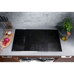 GE Profile 36 in. 5-Burner Smart Induction Cooktop with Simmer Burner & Power Burner - Stainless Steel, , hires