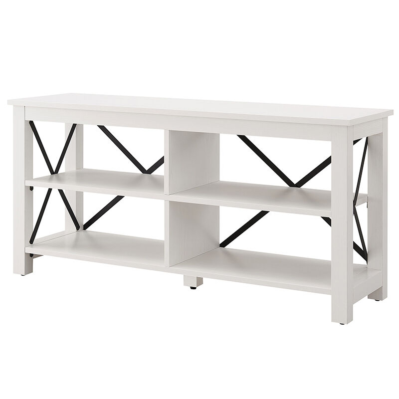 Hudson & Canal Sawyer 50" TV Stand - White, , hires