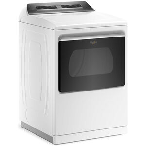 Whirlpool 27 in. 7.4 cu. ft. Smart Gas Dryer with Advanced Moisture Sensing, Sanitize & Steam Cycle - White, White, hires