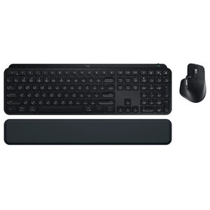 Logitech MX Keys S Combo Advanced Full-size Wireless Keyboard and Mouse Bundle with Backlit keys - Black, , hires