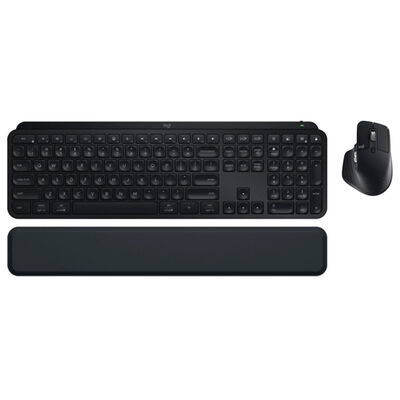 Logitech MX Keys S Combo Advanced Full-size Wireless Keyboard and Mouse Bundle with Backlit keys - Black | 920-012274