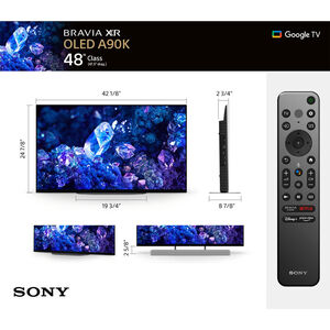 Sony - 48" Class Bravia A90K Series OLED 4K UHD Smart Google TV, , hires