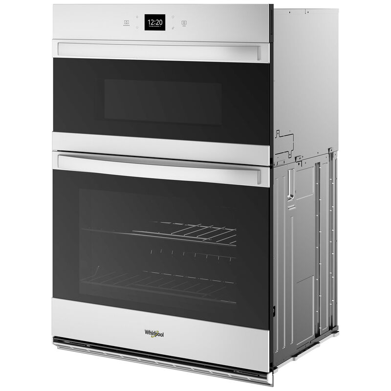 Whirlpool 27 in. 5.7 cu. ft. Smart Electric Microwave/Wall Oven Combo with Standard Convection & Sensor Cooking - White, , hires