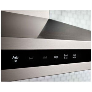 KitchenAid 42 in. Convertible Chimney Style Range Hood with 585 CFM, 3 Fan Speeds , 4 LED & 2 Halogen Lights - Stainless Steel, , hires