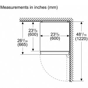 Bosch 800 Series 24 in. 12.8 cu. ft. Smart Counter Depth Bottom Freezer Refrigerator with Internal Water Dispenser - White Glass, White Glass, hires