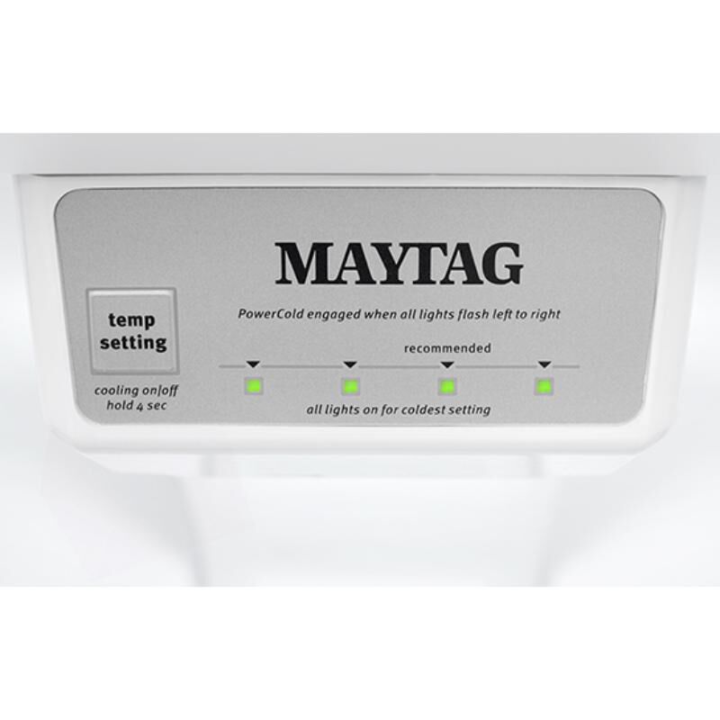 Maytag 33 in. 21.3 cu. ft. Garage-Ready Top Freezer Refrigerator - Black, Black, hires