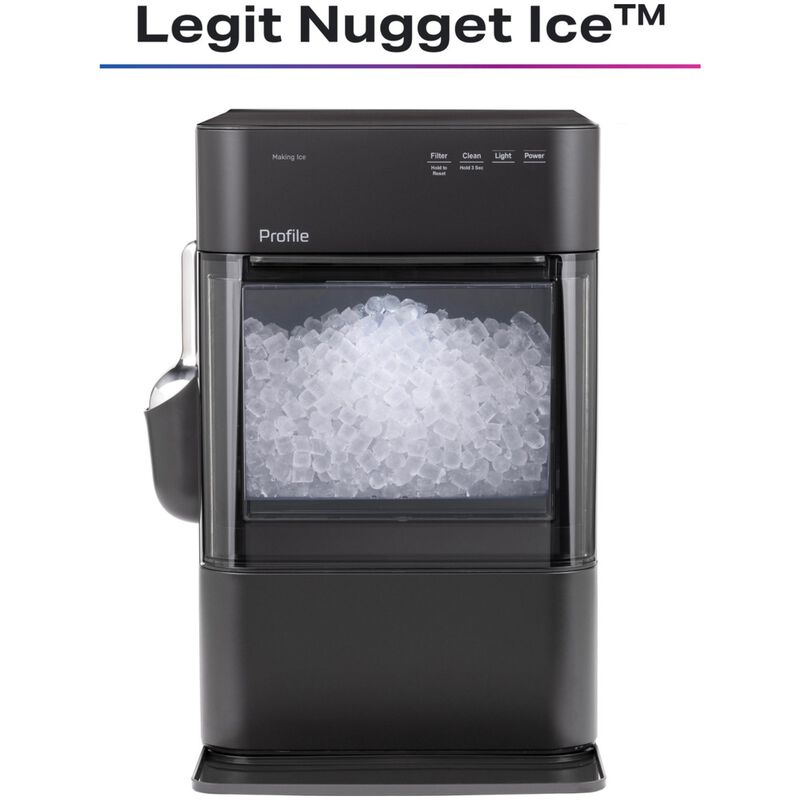 GE Profile 11 in. Smart Ice Maker with 3 lb. Ice Storage, Auto Defrost & Digital Control - Carbon Black, , hires