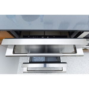 JennAir Rise 24 in. 4.7 cu. ft. Double Refrigerator & Freezer Drawer - Stainless Steel, , hires