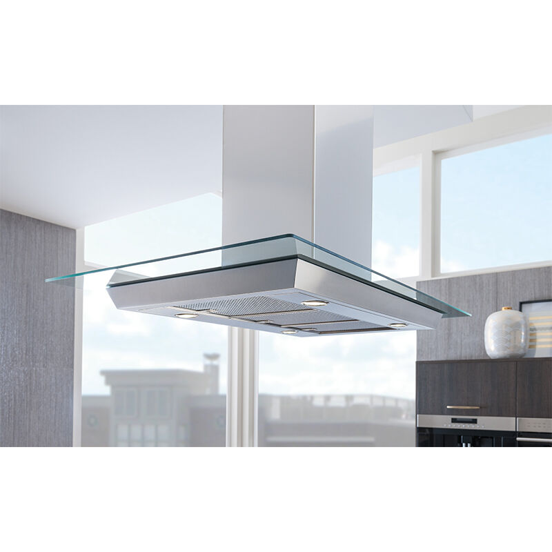 Wolf 45 in. Convertible Chimney Style Range Hood with 4 LED Lights - Stainless Steel, , hires