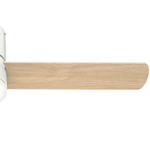 Hunter 52" Minimus Low Profile Ceiling Fan with LED Light Kit and Handheld Remote - Fresh White, White, hires