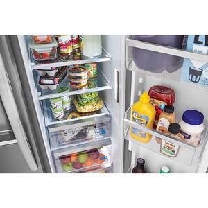 Frigidaire Gallery 33 in. 22.3 cu. ft. Side by Side Refrigerator with Ice & Water Dispenser - Stainless Steel, , hires