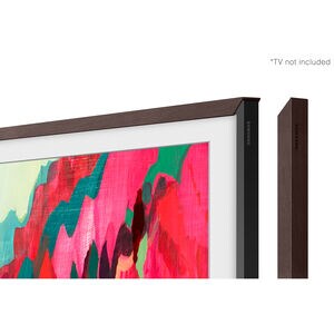 Samsung The Frame 75" Customizable Bezel - Modern Brown Compatible with Samsung 2021 - 2025 Frame TVs and 2025 Frame Pro TVs, , hires