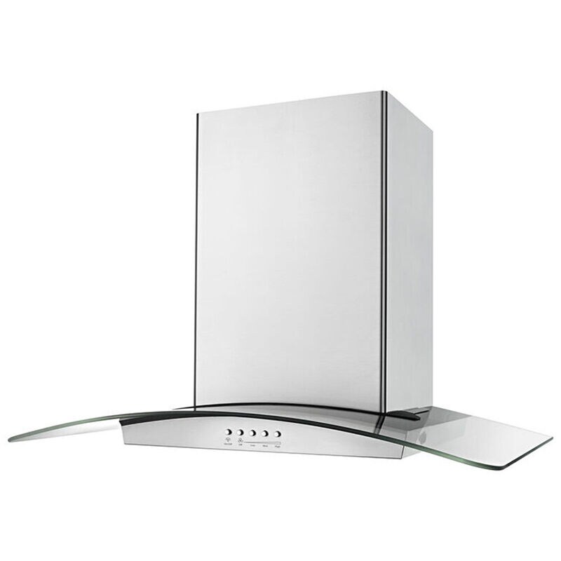 Whirlpool 36 in. Convertible Chimney Style Range Hood with 400 CFM, 3 Fan Speeds & 2 LED Lights - Stainless Steel, , hires