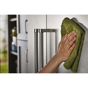 KitchenAid 48 in. 29.4 cu. ft. Built-In Counter Depth Side by Side Refrigerator with Ice & Water Dispenser - Stainless Steel with PrintShield Finish, Stainless Steel with PrintShield Finish, hires