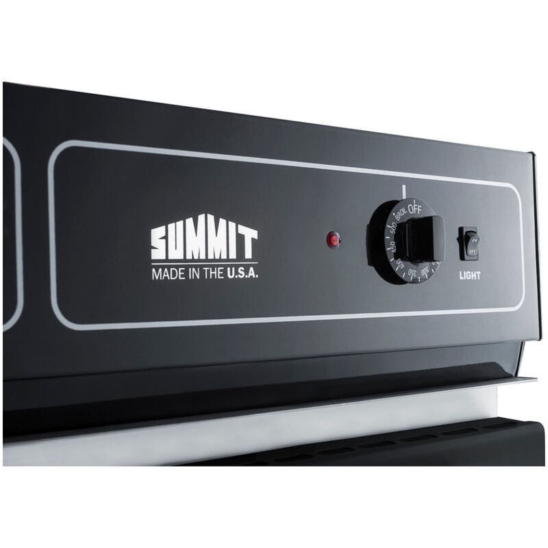Summit 24 in. 2.9 cu. ft. Electric Single Wall Oven - Black, , hires