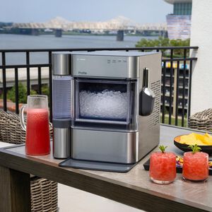 GE Profile 14 in. Smart Ice Maker with 3 lb. Ice Storage & Digital Control - Stainless Steel, , hires