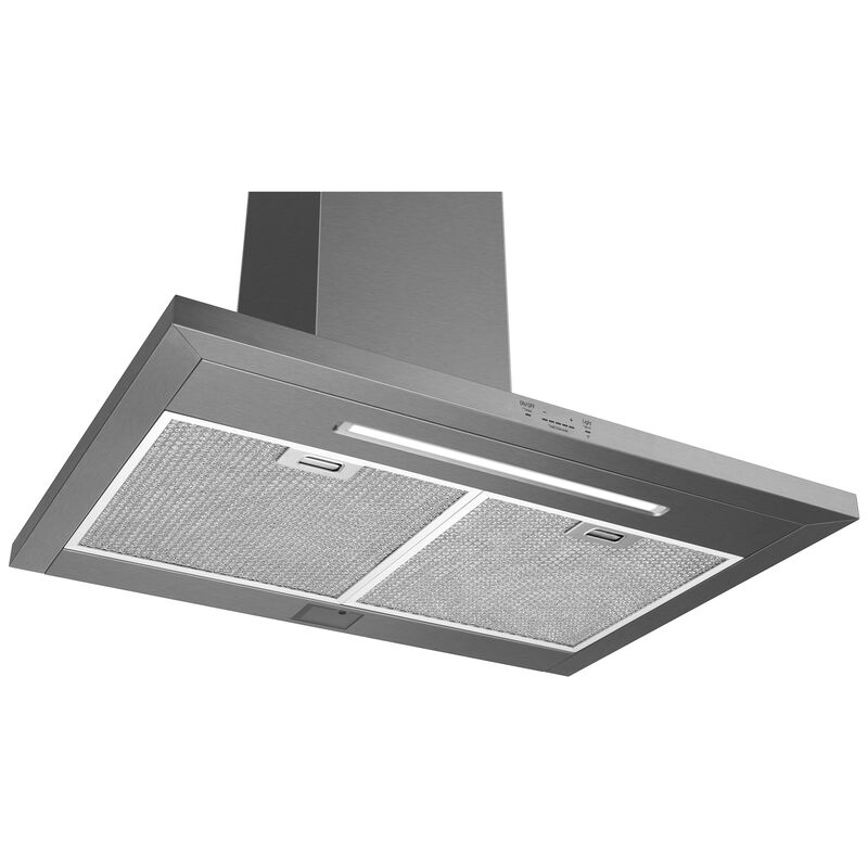 Signature Kitchen Suite 36 in. Smart Ducted Chimney Style Range Hood with 600 CFM, 5 Fan Speeds & 1 LED Light - Stainless Steel, , hires