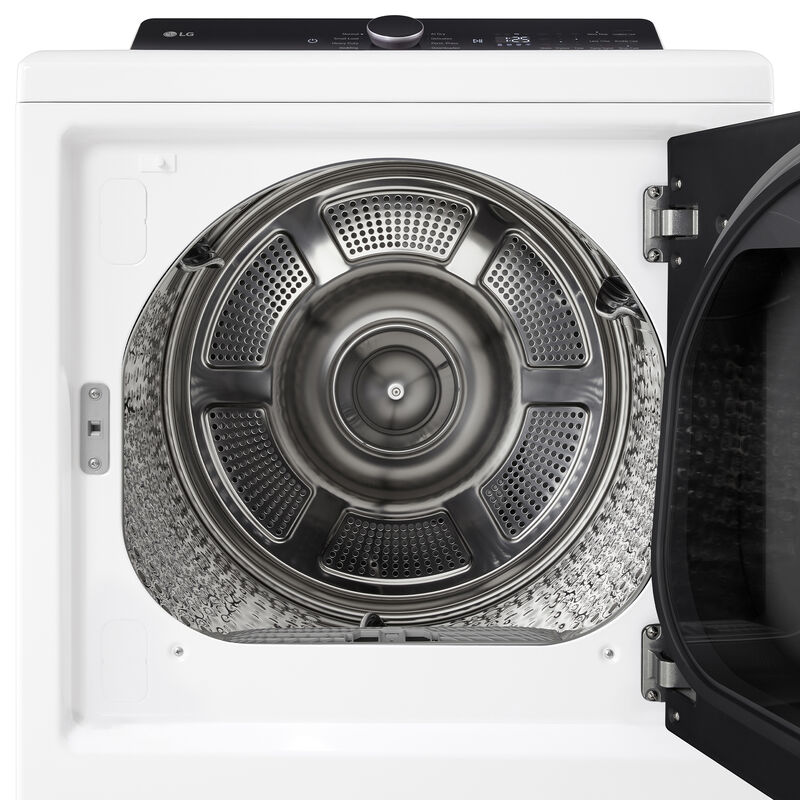 LG 27 in. 7.3 cu. ft. Smart Ventless Electric Dryer with Heat Pump & Sensor Dry - Alpine White, Alpine White, hires