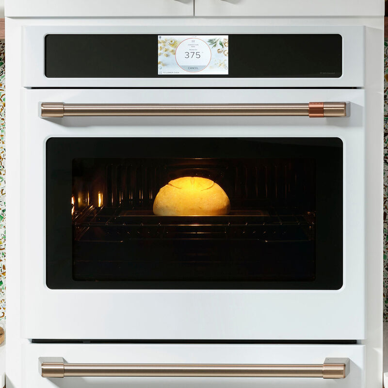 Cafe Professional Series 30 in. 5 cu. ft. Smart Electric Single Wall Oven with True European Convection - Stainless Steel, Stainless Steel, hires