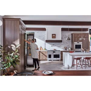 Signature Kitchen Suite 18 in. 9.6 cu. ft. Built-in Smart Triple-Drawers Upright Freezer with Ice-Maker & Adjustable Shelves - Custom Panel Ready, , hires