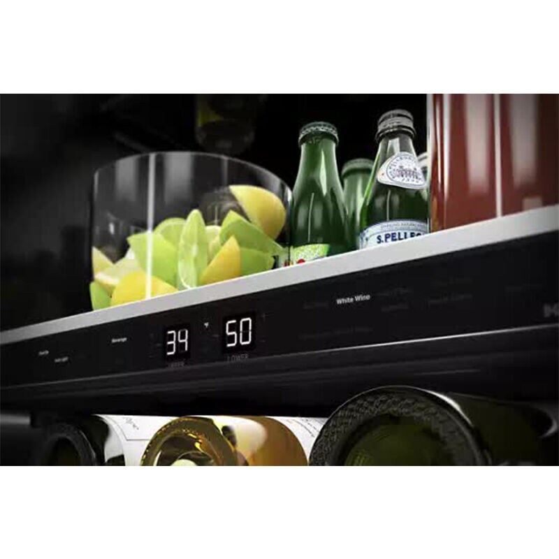 KitchenAid 24 in. 4.8 cu. ft. Built-In Beverage Center with Digital Control  - Custom Panel Ready