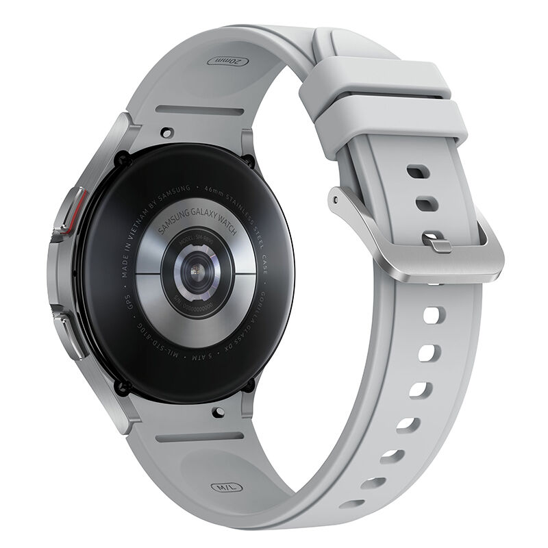 Samsung Galaxy Watch4 Classic Stainless Steel Smartwatch 42mm BT Silver  Richard  Son