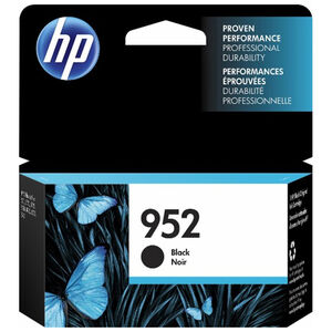 HP 952 Series Black Original Printer Ink Cartridge, , hires