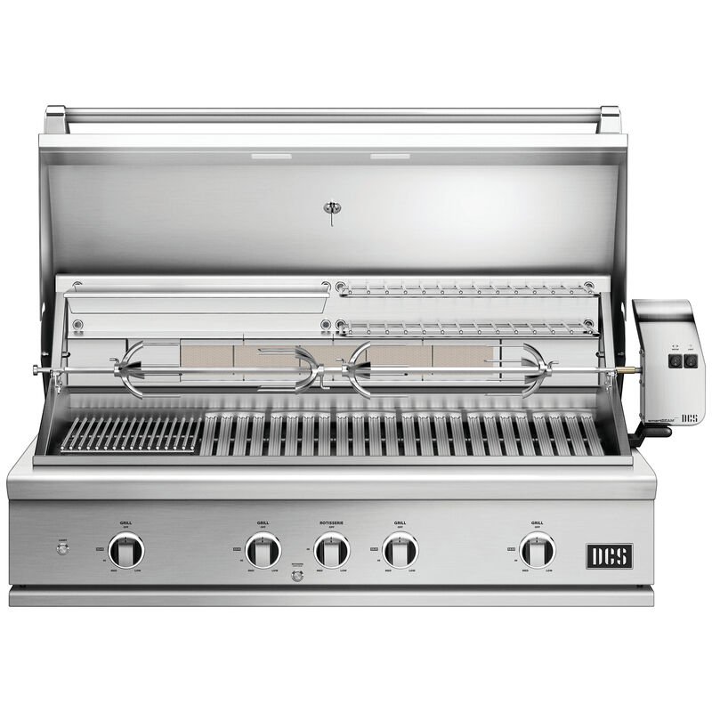 DCS Series 9 48 in. 3-Burner Built-In Liquid Propane Gas Grill with Rotisserie, Sear Burner & Smoke Box - Stainless Steel, , hires