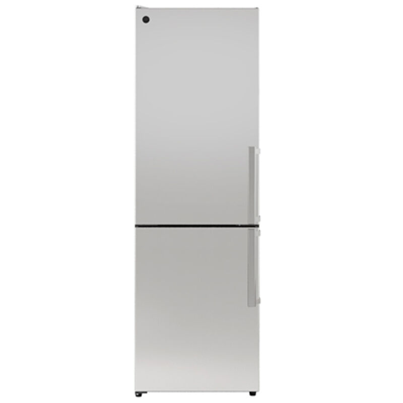 Bertazzoni 24 in. 11.4 cu. ft. Counter Depth Bottom Freezer Refrigerator with Ice Maker - Stainless Steel, , hires