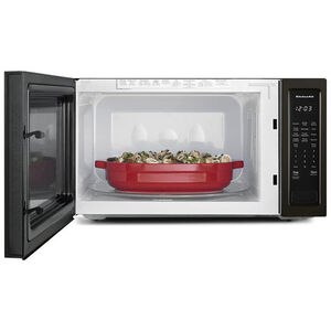 KitchenAid 24 in. 2.2 cu.ft Countertop Microwave with 10 Power Levels & Sensor Cooking Controls - Black Stainless Steel, Black Stainless Steel, hires