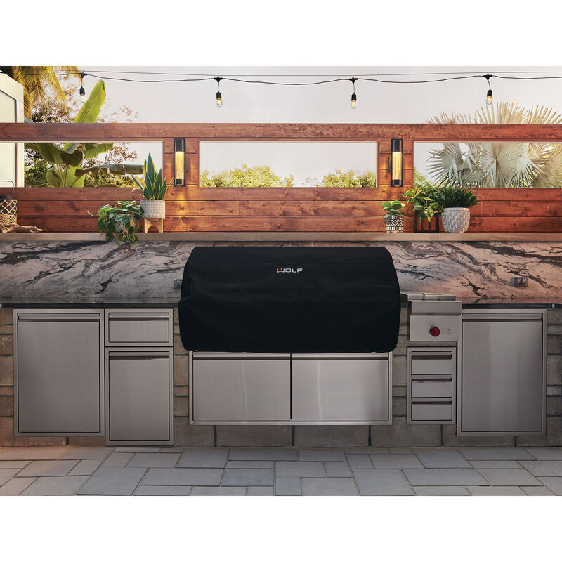 Wolf 13 in. Natural Gas Single Side Burner - Stainless Steel, , hires